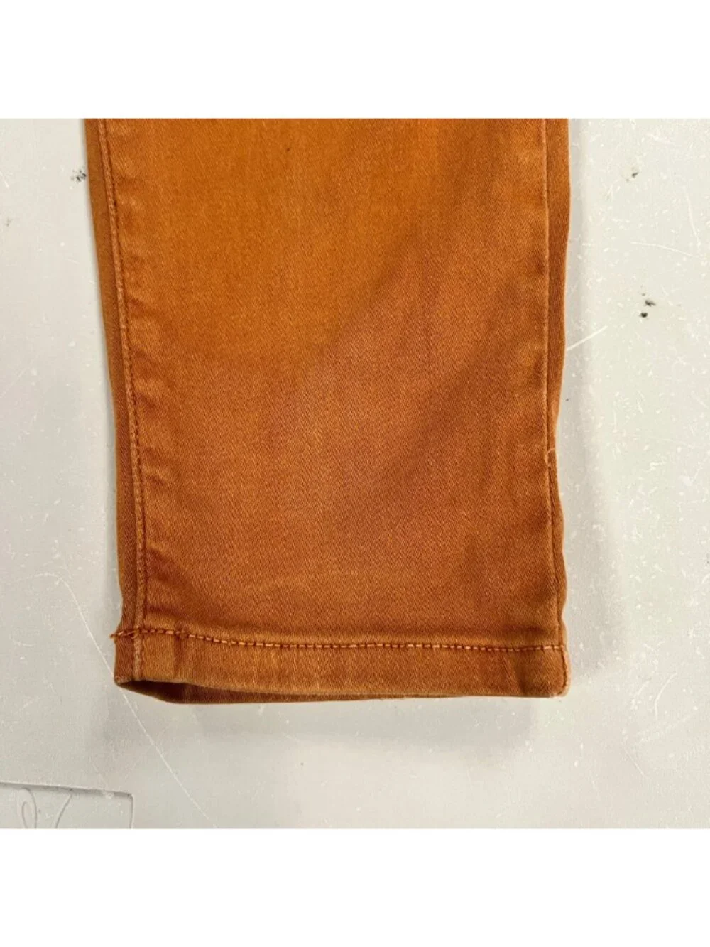 Michael Kors Izzy Skinny Jeans Mid Rise Orange Womens Size 10